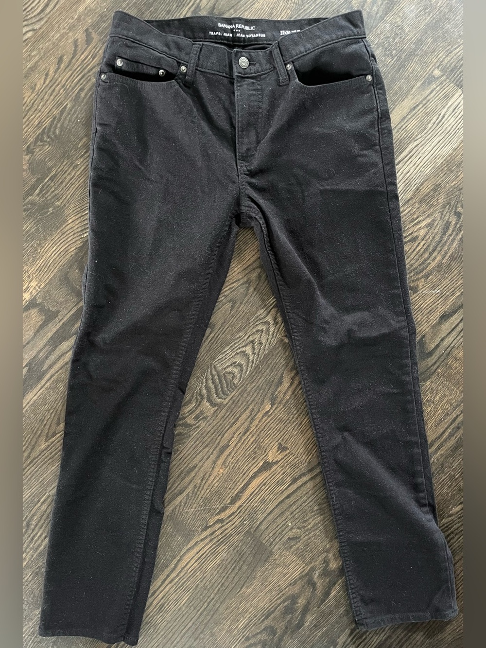 Banana Republic Men’s Black Travel Jean Slim Fit Soft Stretch Size 32x30